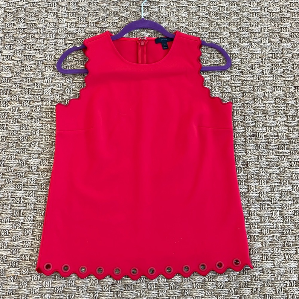 J crew grommet bottom tank. Excellent condition